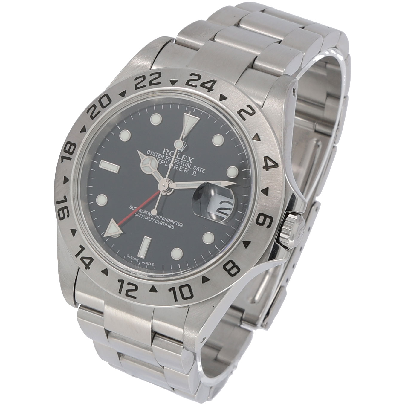 Rolex Explorer II Ref. 16570 Black dial Full Set 2004 - Bild 2