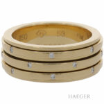 Piaget Ring Gr.53 Gelbgold 750 / 18K mit 0,21ct Diamanten - Bild 2 Vorschau