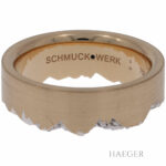 Schmuckwerk Ring Rosegold Groesse 58 mit Diamanten Vorschau