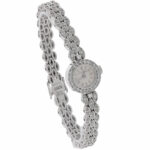 Chopard Lady Diamond Watch Whitegold 18K with Diamond Bracelet ca. 1980 - Bild 3 Vorschau