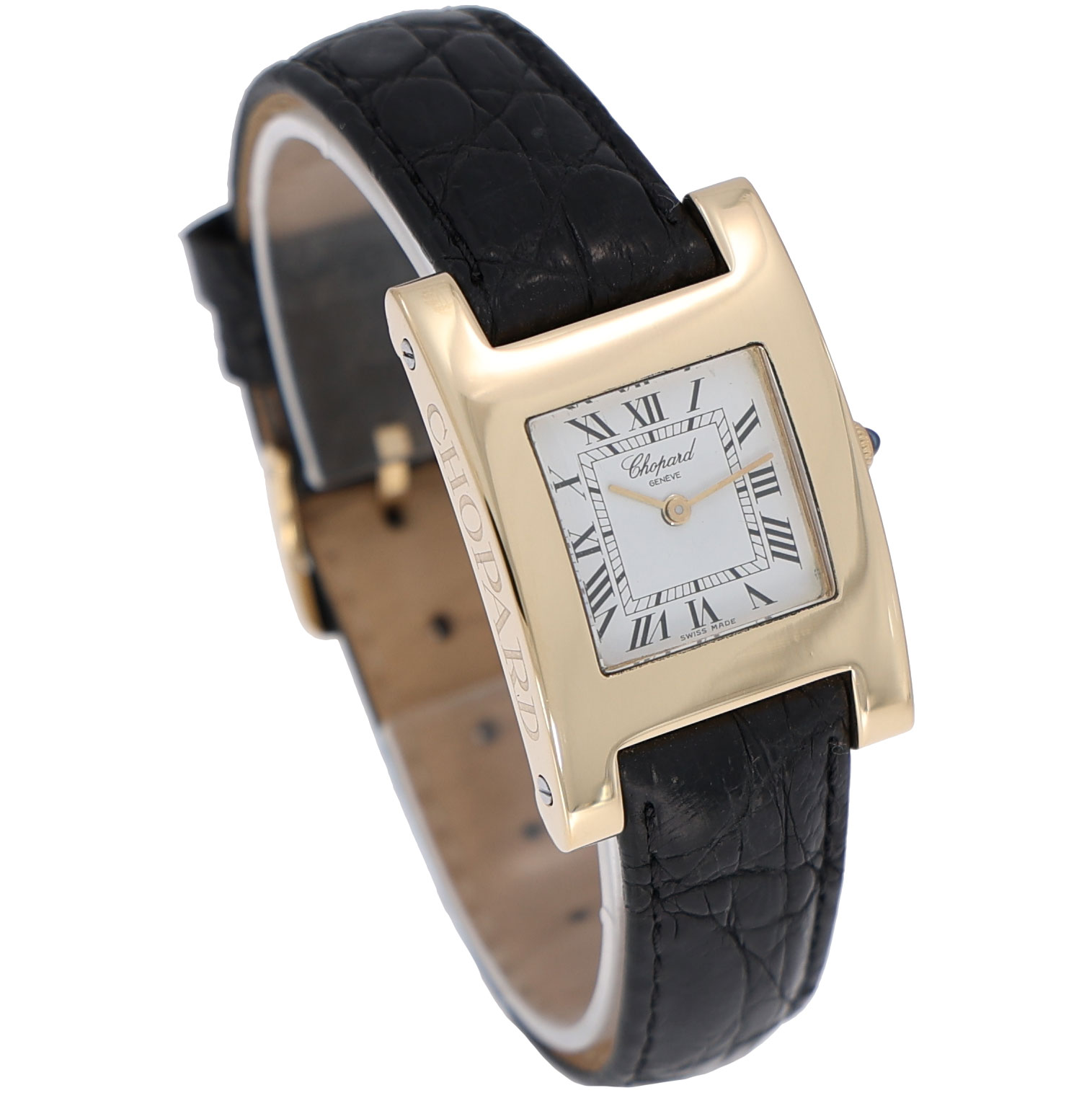 Chopard Your Hour 18k gold white roman dial Vintage Watch - Bild 3