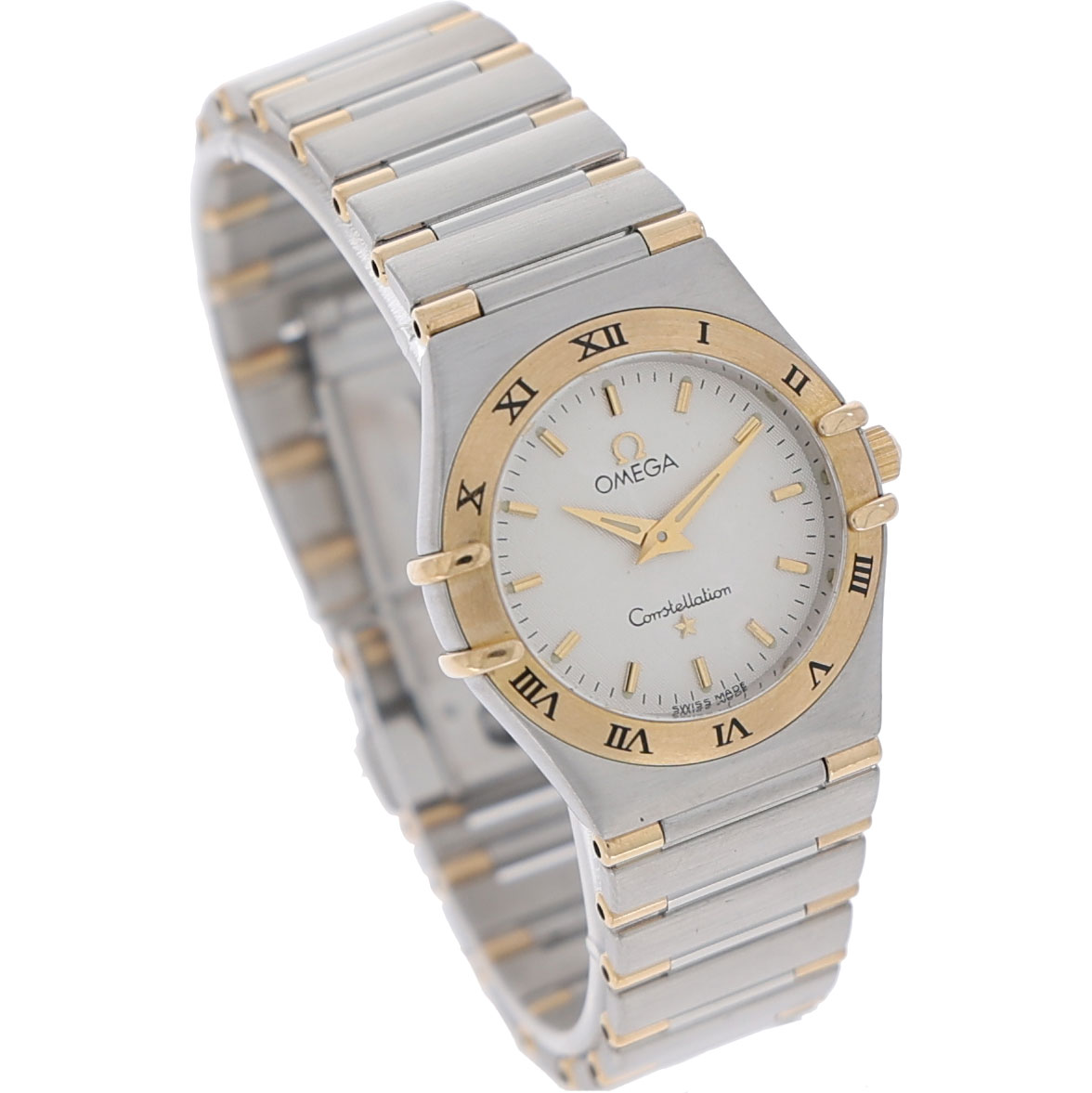 Omega Constellation Quartz Lady Manhattan Ref 1272.30.00 Stahl/Gold 25mm ca.1995’s Vintage Watch - Bild 3