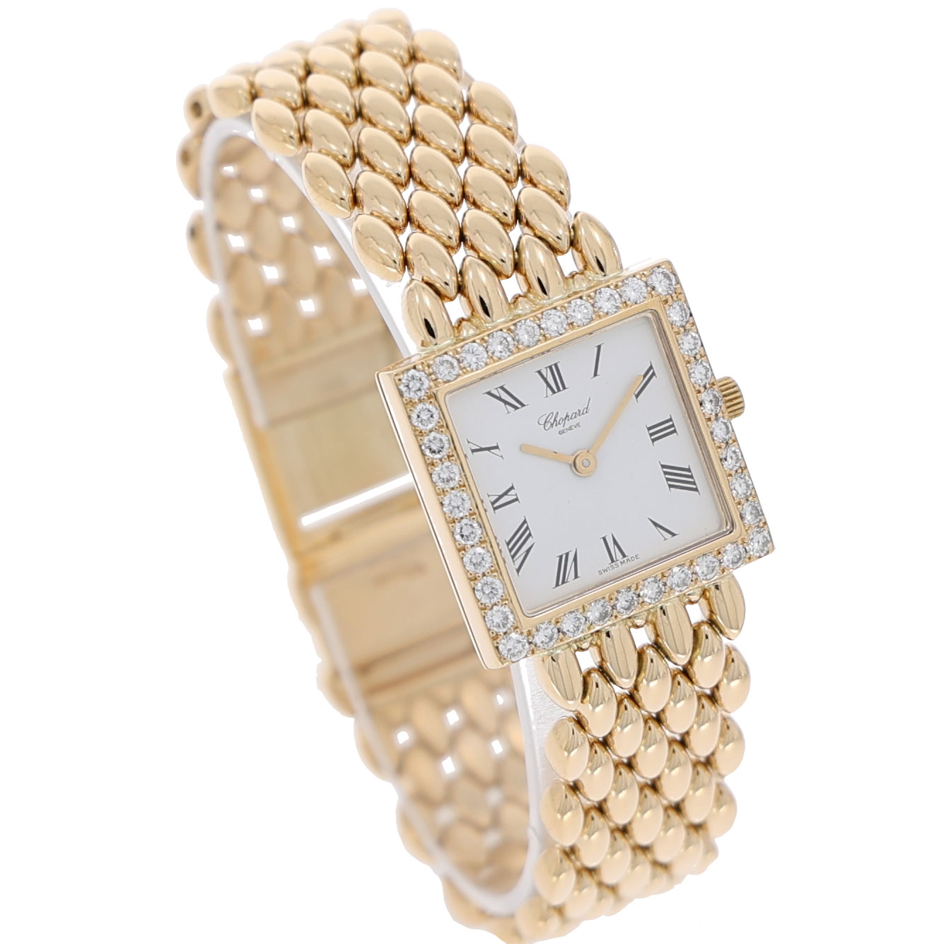 Chopard Classic Ref. 426/1 Gold 18K Factory Diamond Bezel ca.2000 - Bild 3