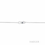 Kreuzkette 41,5cm Weißgold 750 / 18K mit Saphir und 0,5ct Diamanten - Bild 3 Vorschau