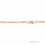 Herzkette 41cm Roségold 750 / 18K mit 1ct Diamanten - Bild 3 Vorschau