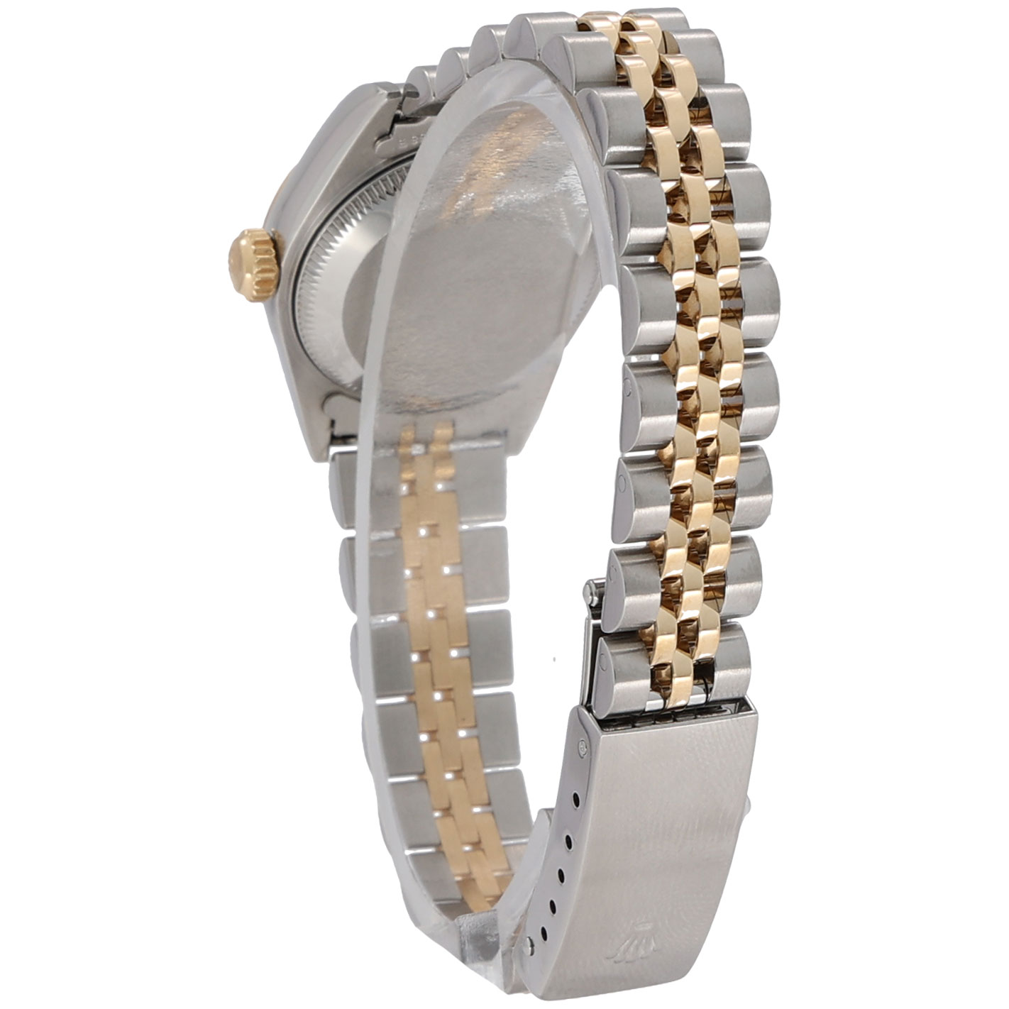 Rolex Lady-Datejust Ref. 79173 Stahl/Gold champagne dial Box und Papiere 2003 NO STRETCH - Bild 6