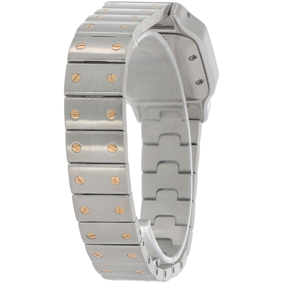 Cartier Santos Galbée Lady Ref.2424 Steel/Gold 18K automatic 2000’s Vintage Watch overhauled 11/24 - Bild 7
