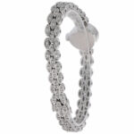 Chopard Lady Diamond Watch Whitegold 18K with Diamond Bracelet ca. 1980 - Bild 7 Vorschau