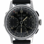 Heuer Dato Compax Vintage Vollkalender Valjoux 72c ca. 1950 - Bild 2 Vorschau