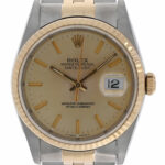 Rolex Datejust 36 Ref 16233 Stahl/Gold 18K Jubilee +Papers 1990 - Bild 2 Vorschau