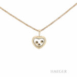 Chopard Happy Diamonds Collier 42cm Gelbgold 750 / 18K mit Diamanten - Bild 3 Vorschau