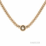 Chopard Collier 40cm Gelbgold 750 / 18K mit Diamant - Bild 2 Vorschau