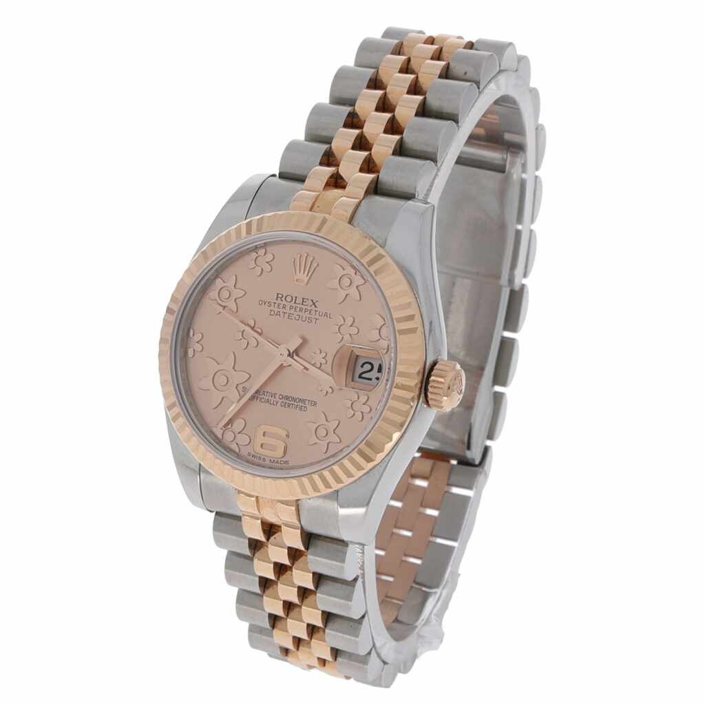 Rolex Datejust 31 Ref. 178271 Stahl/Everose Gold 18K Floral Dial with Papers 2014 - Bild 3