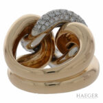 Wempe Ring Gr.57 Gelbgold 750 / 18K mit 2,6ct Diamanten - Bild 2 Vorschau