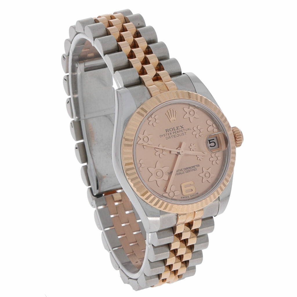 Rolex Datejust 31 Ref. 178271 Stahl/Everose Gold 18K Floral Dial with Papers 2014 - Bild 4