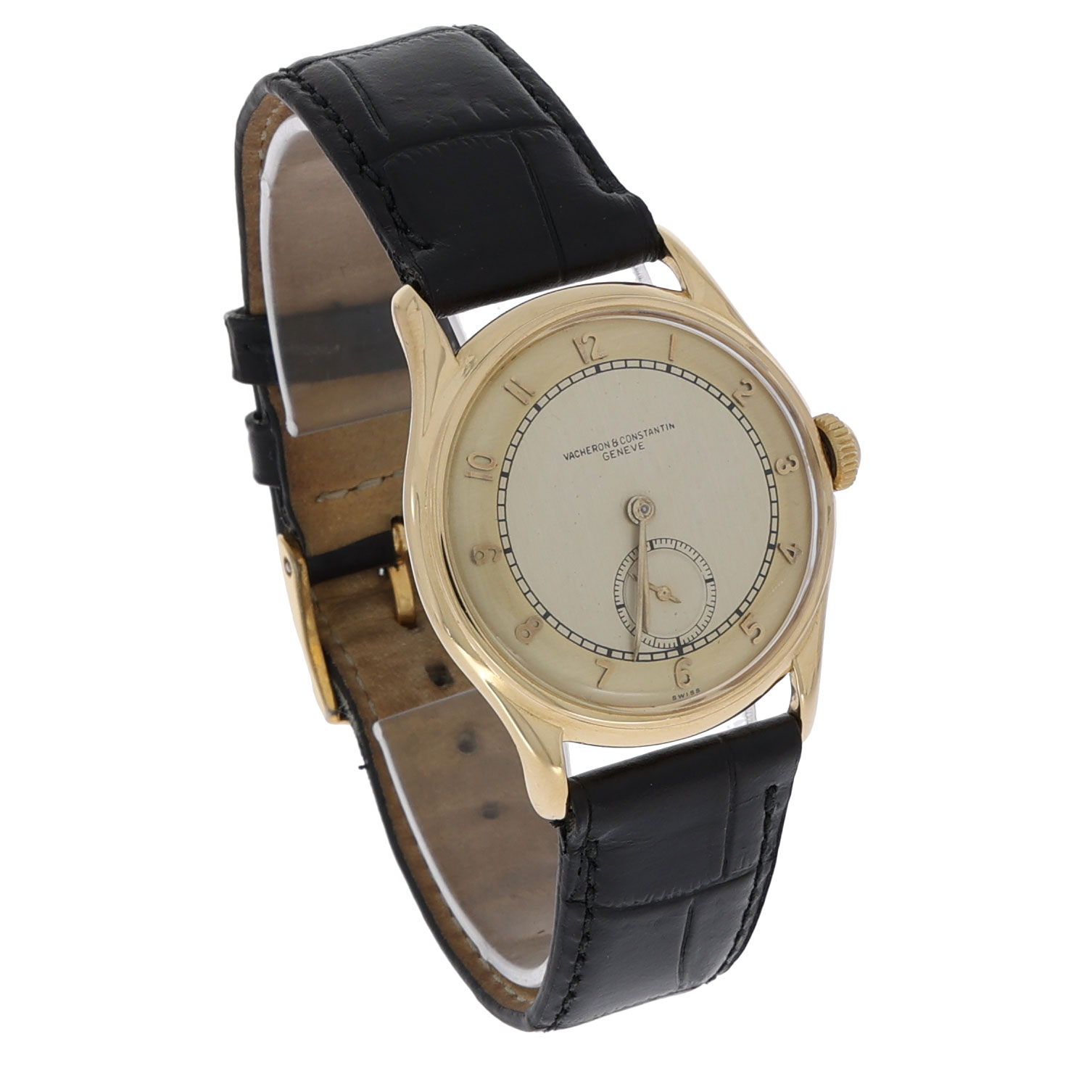 Vacheron Constantin 18K Gold Watch 32mm with small second ca. 1950 - Bild 4