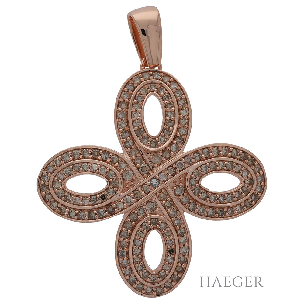 Anhänger Sterlingsilber 925 mit 1,5ct Diamanten