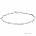 Armband 20cm Weißgold 585 / 14K mit 1,2ct Diamanten Vorschau