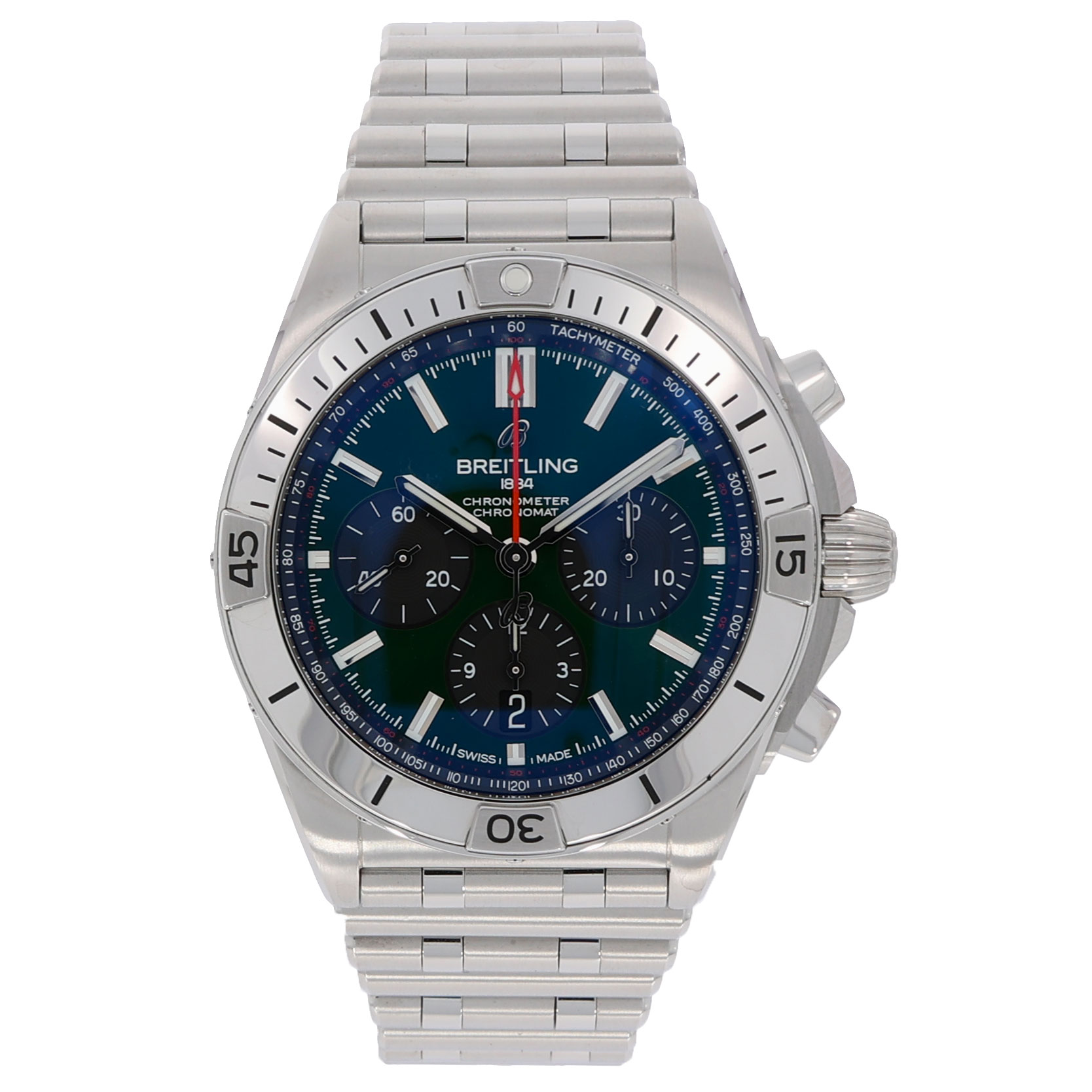 Breitling Chronomat 42 B01 42 Bentley green dial ca. 2020 Garantie bis 09/2025