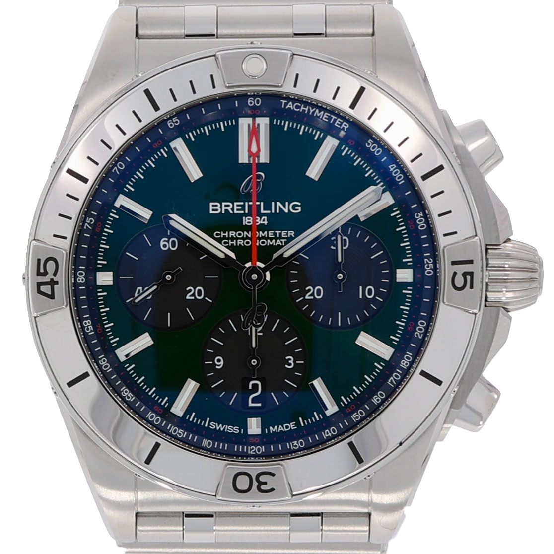 Breitling Chronomat 42 B01 42 Bentley green dial ca. 2020 Garantie bis 09/2025