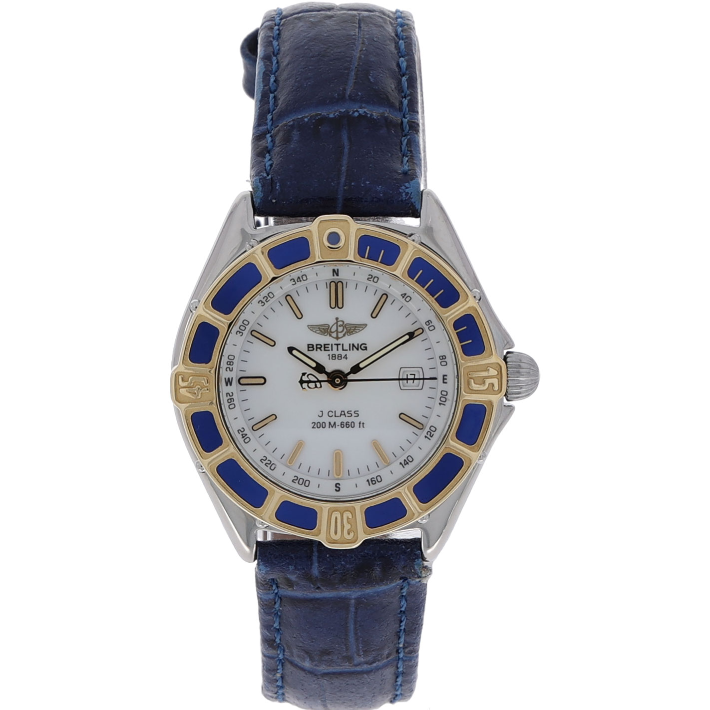 Breitling Lady J Class Ref. D 52065 Steel/Gold 18K white dial with Papers 1993 Vintage Watch
