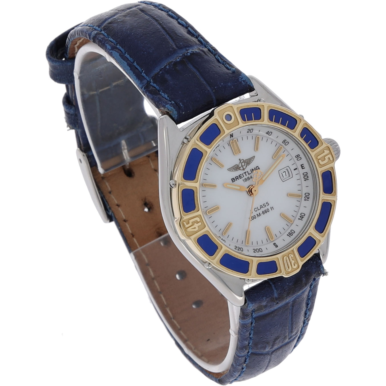 Breitling Lady J Class Ref. D 52065 Steel/Gold 18K white dial with Papers 1993 Vintage Watch