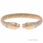 Cartier Panthère Armreif 18,5cm Mehrfarbiges Gold 750 / 18K Vorschau