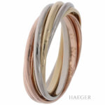 Cartier Trinity Ring Gr.53 Mehrfarbiges Golf 750 / 18K mit Original Box Vorschau