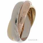 Cartier Trinity Ring Gr.49 Mehrfarbiges Gold 750 / 18K Vorschau