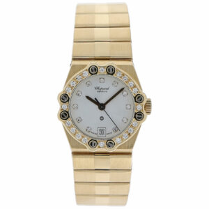 Chopard St. Moritz Ref. 5156 Gold 18K Factory Diamond Bezel Diamaond Dial ca.1995