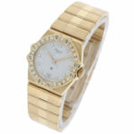 Chopard St. Moritz Ref. 5156 Gold 18K Factory Diamond Bezel Diamaond Dial ca.1995 Vorschau