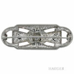 Diamant Brosche in 750er Weissgold Vorschau