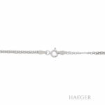 Kreuzkette 45cm Weißgold 585 / 14K mit 1ct Diamanten Vorschau