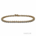 Rivierearmband 18,5cm Gelbgold 585 / 14K mit 4,5ct Diamanten Vorschau