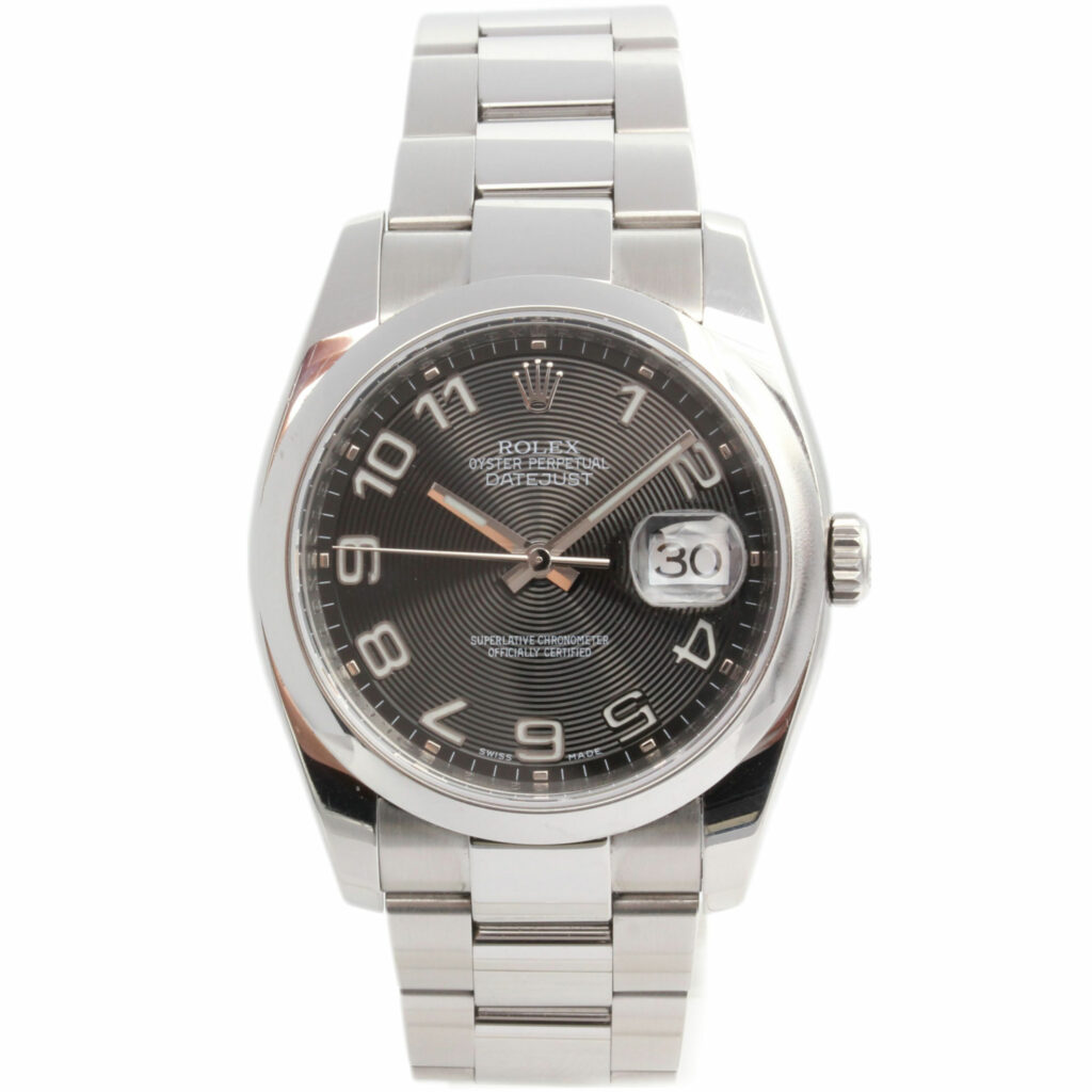 Rolex Datejust 36 Kreisel Zifferblatt Fullset LC100 2009