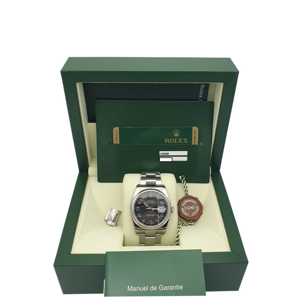 Rolex Datejust 36 Kreisel Zifferblatt Fullset LC100