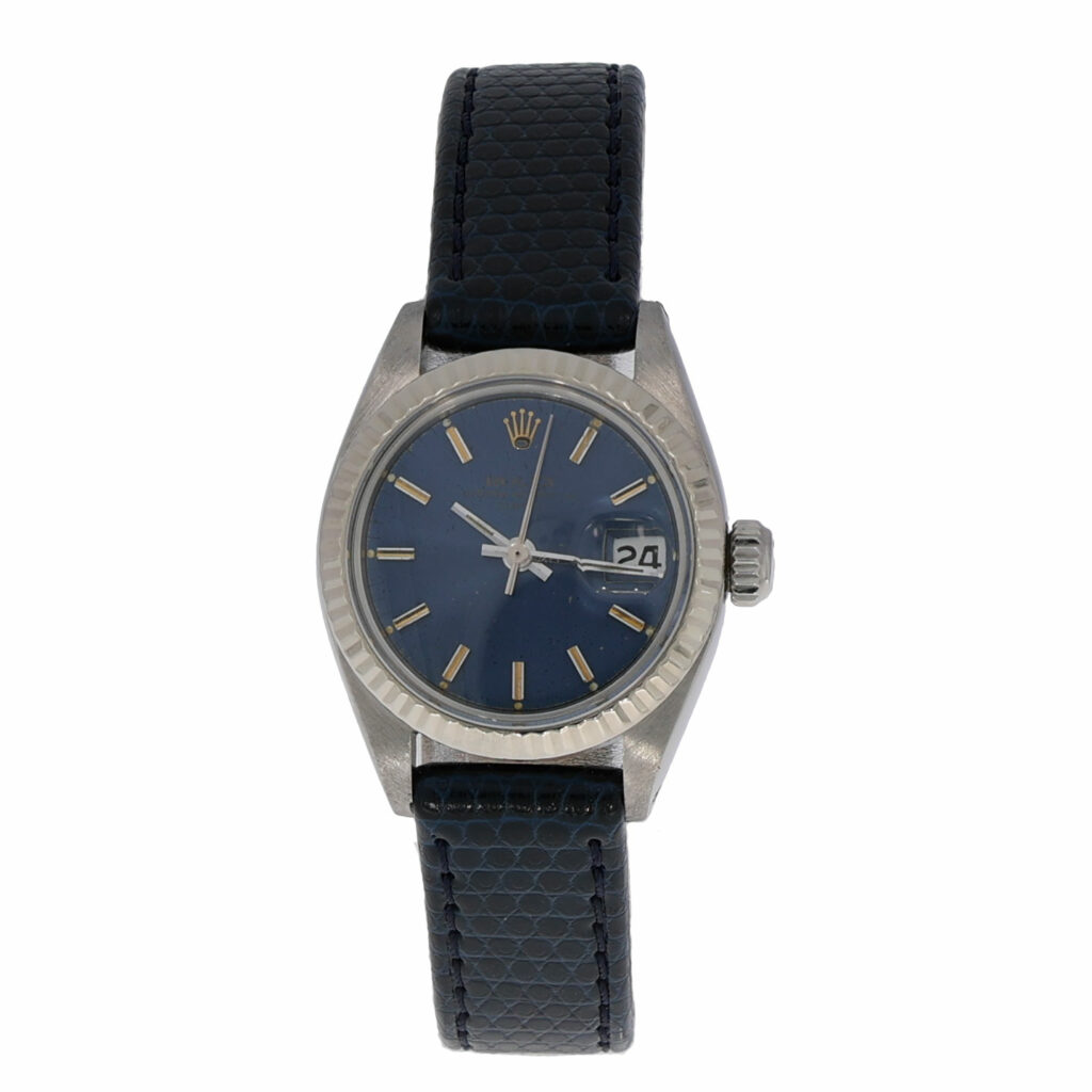 Rolex Lady-Datejust 26 Ref 6917 blue dial ca. 1982