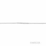 Solitär Kreuzanhänger Kette 62cm Weißgold 750 / 18K mit Diamanten Vorschau