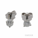Solitärohrstecker Weißgold 750 / 18K mit 0,5ct Diamanten Vorschau