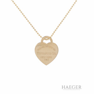 Tiffany & Co. Symbol Kette Gelbgold 750 / 18K mit original Box