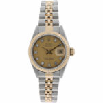 Rolex Lady-Datejust Referenz 69173 Steel/Gold18K champagne diamond dial Full Set 1986 LC100 Vorschau