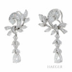 Ohrhänger aus Platin 950 mit Diamanten Vorschau