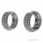 Creolen Weißgold 585 / 14K mit 0,9t Diamanten Vorschau