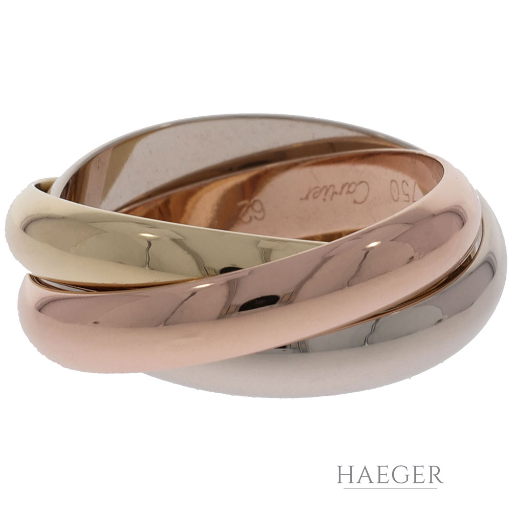 Cartier Trinity Ring Gr.62 Mehrfarbiges Gold 750 / 18K