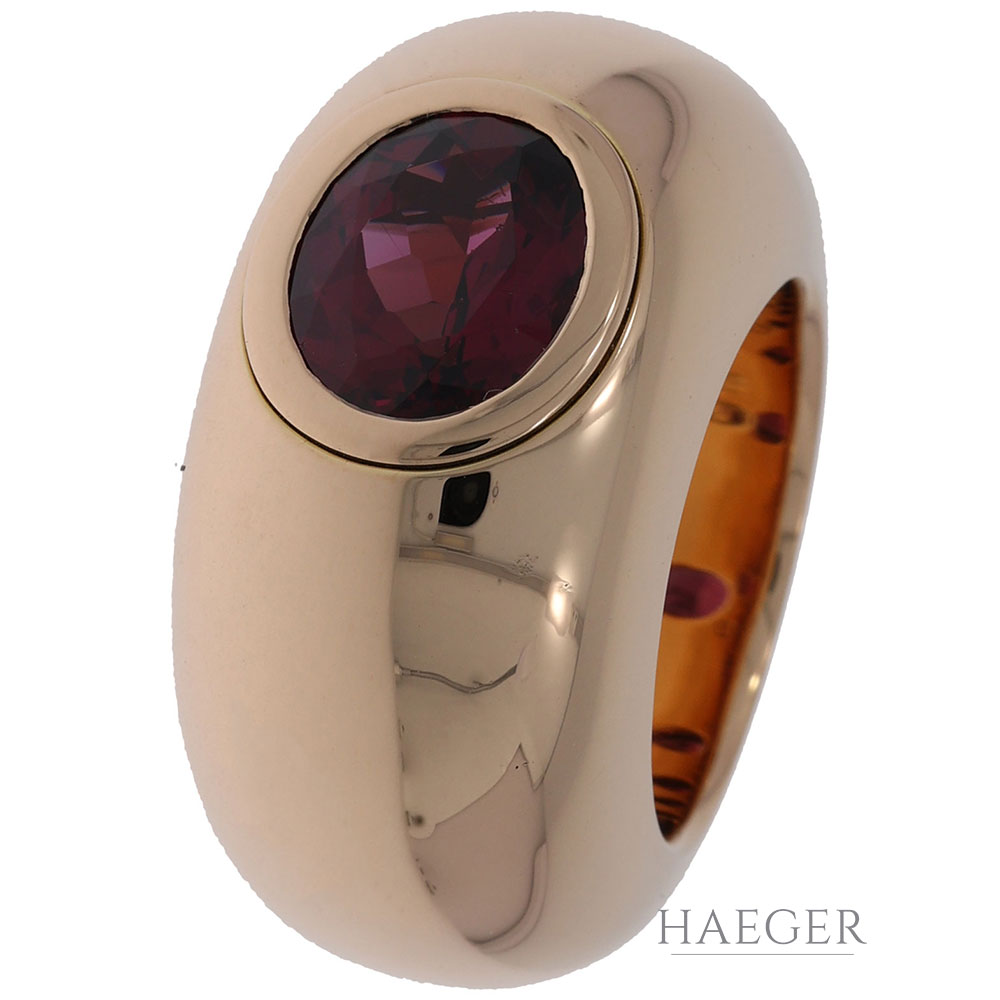 Schubart Rubellit Ring Gr.53 Gelbgold 750 18 Karat