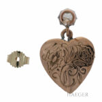 Herzohrhänger Gelbgold 585 / 14K mit 0,9ct Diamanten - Bild 2 Vorschau