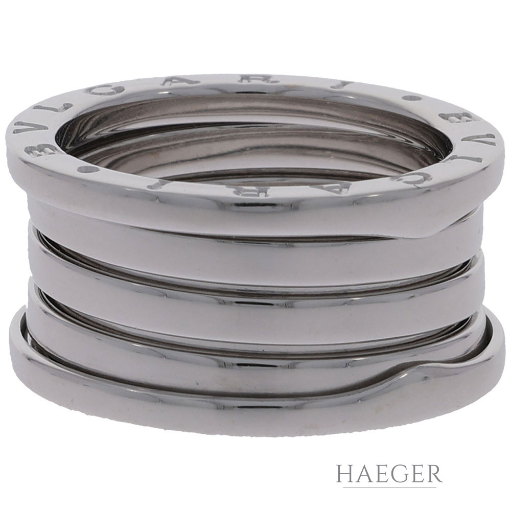 Bulgari B.Zero1 Ring Groesse .55 Weissgold mit Originaler Box
