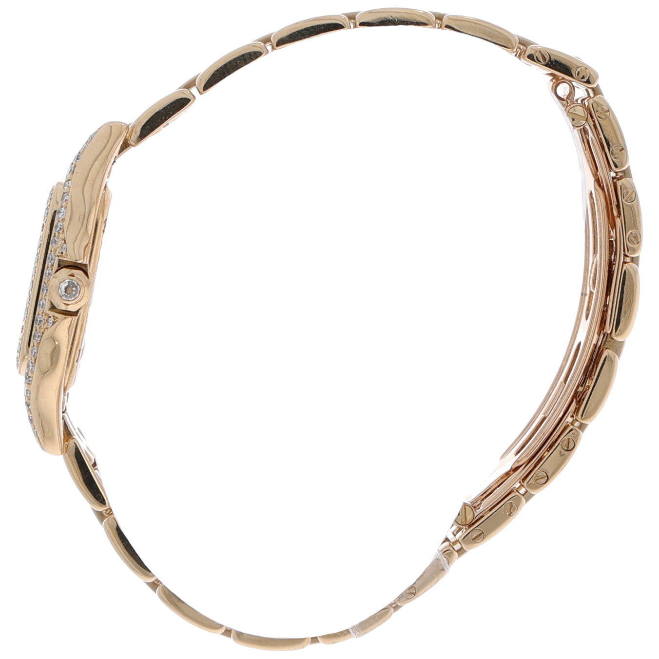 Cartier Panthère Ref. 866919 22mm Gold 18 Factory Diamond Dial diamond lugs and bezel Papers 1985