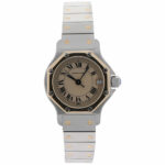 Cartier Santos Octagon Ref 187903 Steel/Gold18K Quarz 1990's Vintage Watch Vorschau