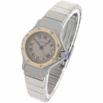 Cartier Santos Octagon Ref 187903 Steel/Gold18K Quarz 1990's Vintage Watch Vorschau